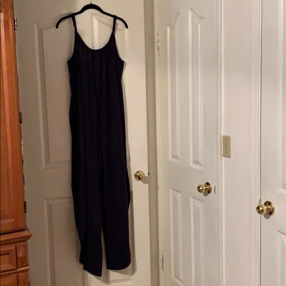 Blue jumpsuit